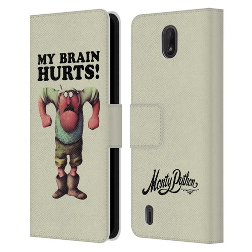 Monty Python Key Art My Brain Hurts Leather Book Wallet Case Cover For Nokia C01 Plus/C1 2nd Edition