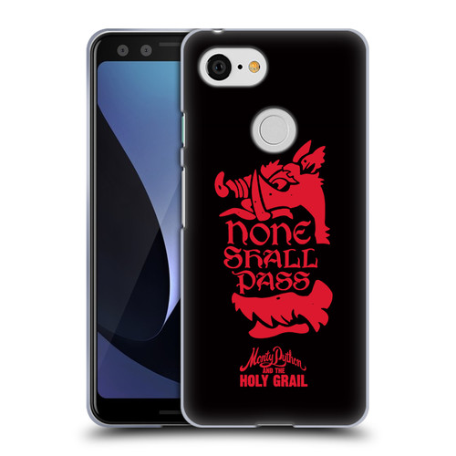 Monty Python Key Art None Shall Pass Soft Gel Case for Google Pixel 3