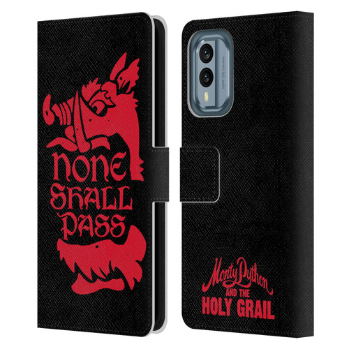 Monty Python Key Art None Shall Pass Leather Book Wallet Case Cover For Nokia X30