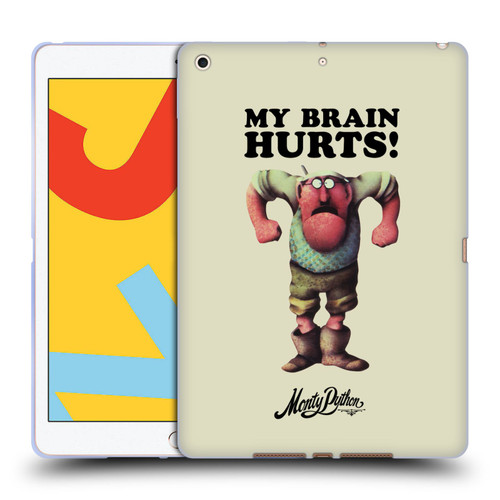 Monty Python Key Art My Brain Hurts Soft Gel Case for Apple iPad 10.2 2019/2020/2021