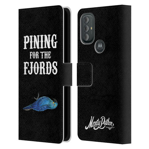 Monty Python Key Art Pining For The Fjords Leather Book Wallet Case Cover For Motorola Moto G10 / Moto G20 / Moto G30