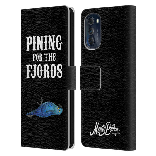 Monty Python Key Art Pining For The Fjords Leather Book Wallet Case Cover For Motorola Moto G (2022)