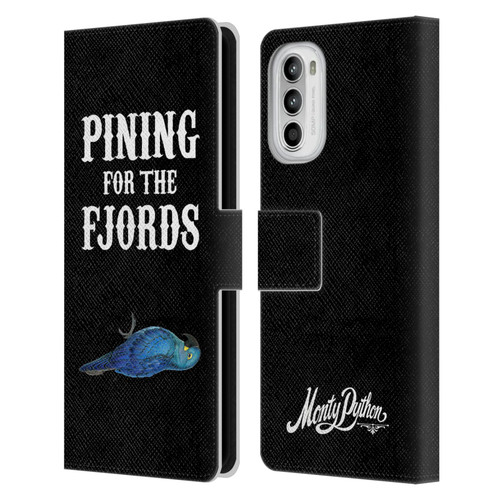 Monty Python Key Art Pining For The Fjords Leather Book Wallet Case Cover For Motorola Moto G52