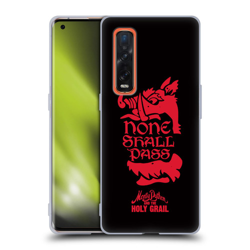 Monty Python Key Art None Shall Pass Soft Gel Case for OPPO Find X2 Pro 5G