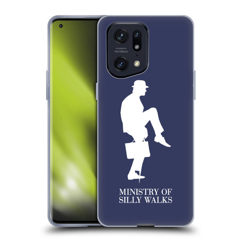 Monty Python Key Art Ministry Of Silly Walks Soft Gel Case for OPPO Find X5 Pro