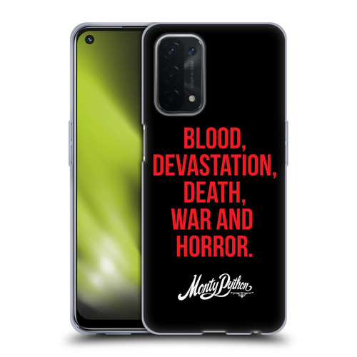 Monty Python Key Art Blood Devastation Death War And Horror Soft Gel Case for OPPO A54 5G