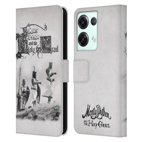 Monty Python Key Art Holy Grail Leather Book Wallet Case Cover For OPPO Reno8 Pro