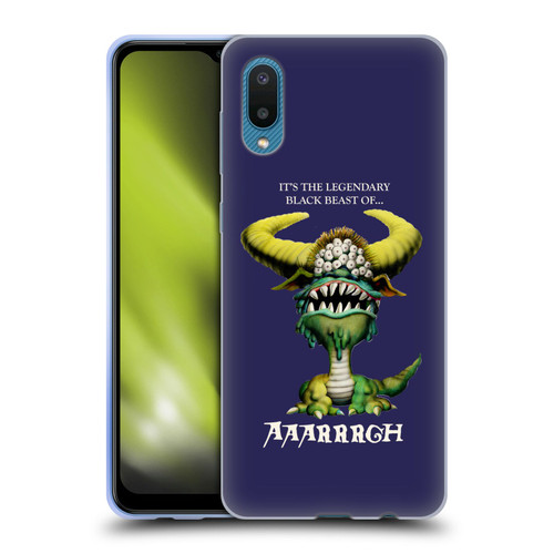 Monty Python Key Art Black Beast Of Aaarrrgh Soft Gel Case for Samsung Galaxy A02/M02 (2021)