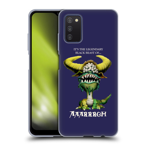 Monty Python Key Art Black Beast Of Aaarrrgh Soft Gel Case for Samsung Galaxy A03s (2021)
