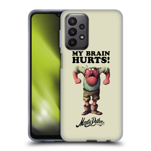 Monty Python Key Art My Brain Hurts Soft Gel Case for Samsung Galaxy A23 / 5G (2022)