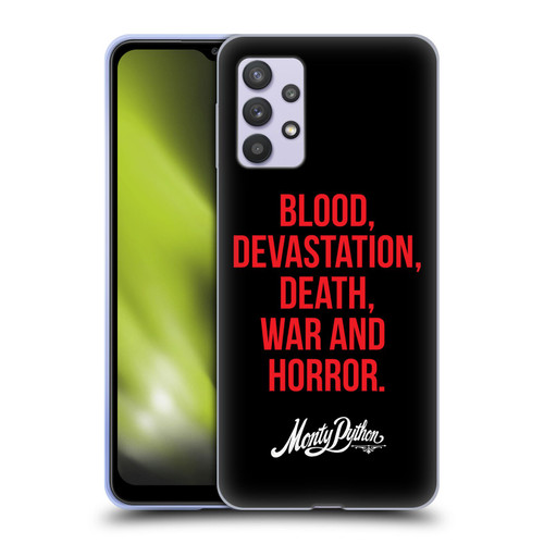 Monty Python Key Art Blood Devastation Death War And Horror Soft Gel Case for Samsung Galaxy A32 5G / M32 5G (2021)