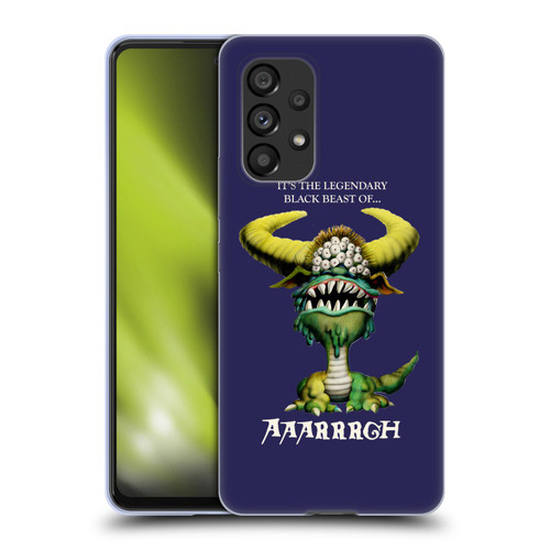 Monty Python Key Art Black Beast Of Aaarrrgh Soft Gel Case for Samsung Galaxy A53 5G (2022)