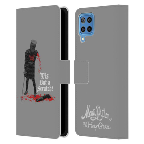Monty Python Key Art Tis But A Scratch Leather Book Wallet Case Cover For Samsung Galaxy F22 (2021)