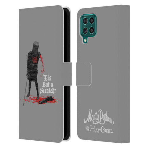 Monty Python Key Art Tis But A Scratch Leather Book Wallet Case Cover For Samsung Galaxy F62 (2021)