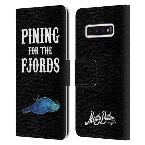 Monty Python Key Art Pining For The Fjords Leather Book Wallet Case Cover For Samsung Galaxy S10