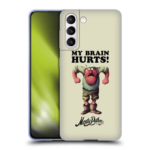 Monty Python Key Art My Brain Hurts Soft Gel Case for Samsung Galaxy S21 5G