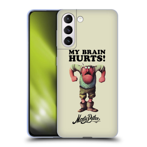 Monty Python Key Art My Brain Hurts Soft Gel Case for Samsung Galaxy S21+ 5G