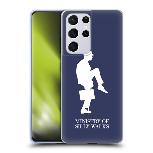 Monty Python Key Art Ministry Of Silly Walks Soft Gel Case for Samsung Galaxy S21 Ultra 5G
