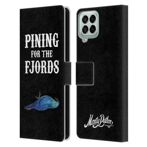 Monty Python Key Art Pining For The Fjords Leather Book Wallet Case Cover For Samsung Galaxy M33 (2022)