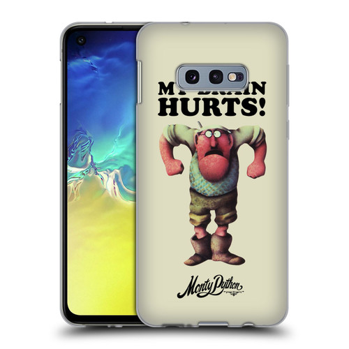 Monty Python Key Art My Brain Hurts Soft Gel Case for Samsung Galaxy S10e