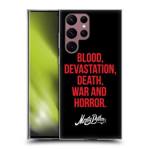 Monty Python Key Art Blood Devastation Death War And Horror Soft Gel Case for Samsung Galaxy S22 Ultra 5G