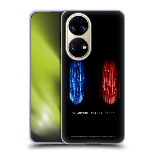 The Matrix Resurrections Key Art Is Anyone Really Free Soft Gel Case for Huawei P50