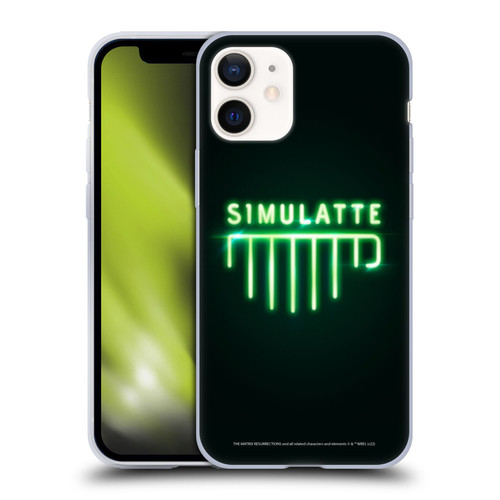The Matrix Resurrections Key Art Simulatte Soft Gel Case for Apple iPhone 12 Mini