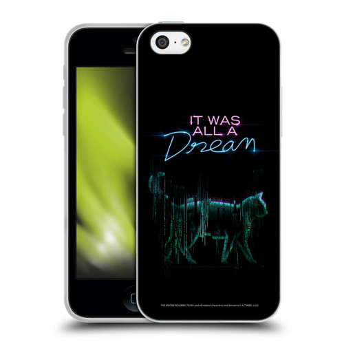 The Matrix Resurrections Key Art It Was All A Dream Soft Gel Case for Apple iPhone 5c