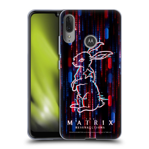 The Matrix Resurrections Key Art Choice Is An Illusion Soft Gel Case for Motorola Moto E6 Plus