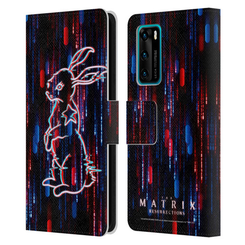 The Matrix Resurrections Key Art Choice Is An Illusion Leather Book Wallet Case Cover For Huawei P40 5G
