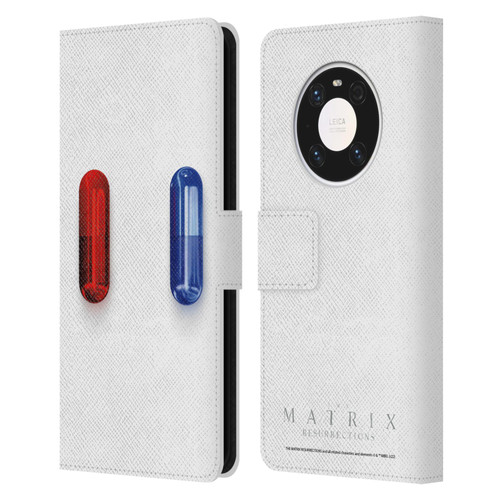 The Matrix Resurrections Key Art Poster Leather Book Wallet Case Cover For Huawei Mate 40 Pro 5G