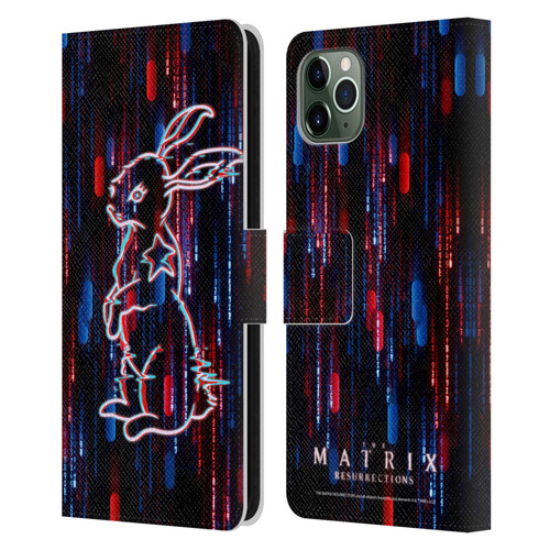 The Matrix Resurrections Key Art Choice Is An Illusion Leather Book Wallet Case Cover For Apple iPhone 11 Pro Max