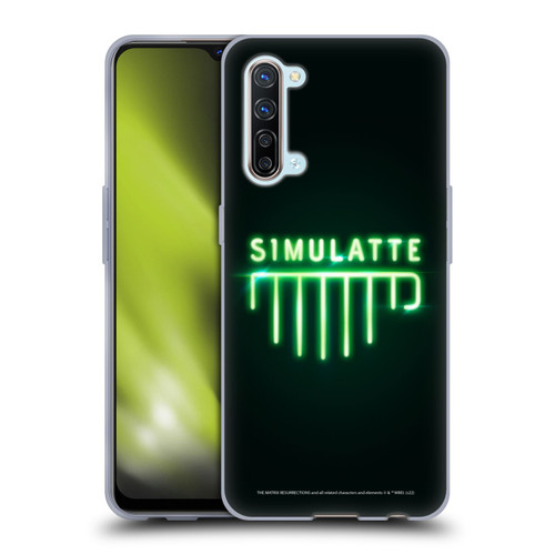 The Matrix Resurrections Key Art Simulatte Soft Gel Case for OPPO Find X2 Lite 5G