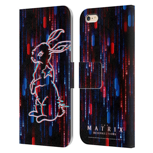 The Matrix Resurrections Key Art Choice Is An Illusion Leather Book Wallet Case Cover For Apple iPhone 6 Plus / iPhone 6s Plus