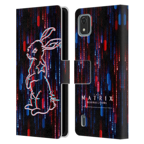 The Matrix Resurrections Key Art Choice Is An Illusion Leather Book Wallet Case Cover For Nokia C2 2nd Edition