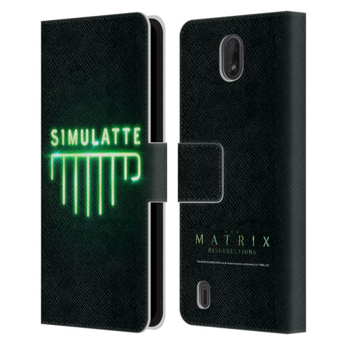 The Matrix Resurrections Key Art Simulatte Leather Book Wallet Case Cover For Nokia C01 Plus/C1 2nd Edition