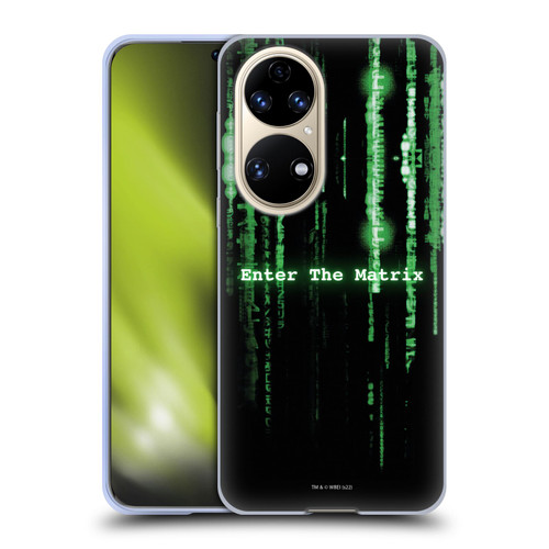 The Matrix Key Art Enter The Matrix Soft Gel Case for Huawei P50