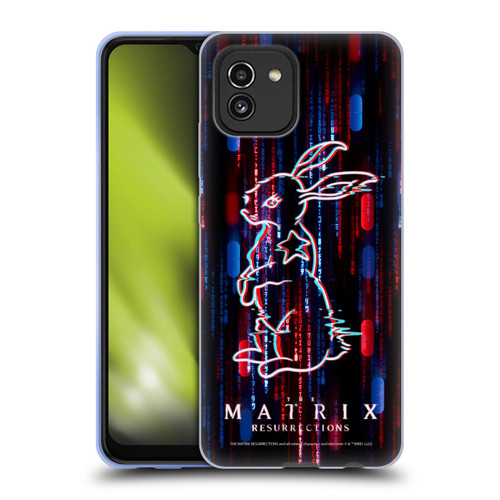The Matrix Resurrections Key Art Choice Is An Illusion Soft Gel Case for Samsung Galaxy A03 (2021)