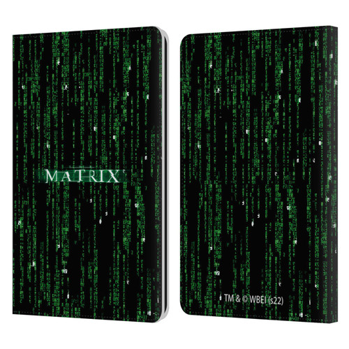 The Matrix Key Art Codes Leather Book Wallet Case Cover For Amazon Kindle Paperwhite 1 / 2 / 3