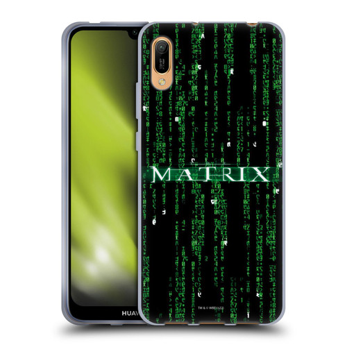 The Matrix Key Art Codes Soft Gel Case for Huawei Y6 Pro (2019)