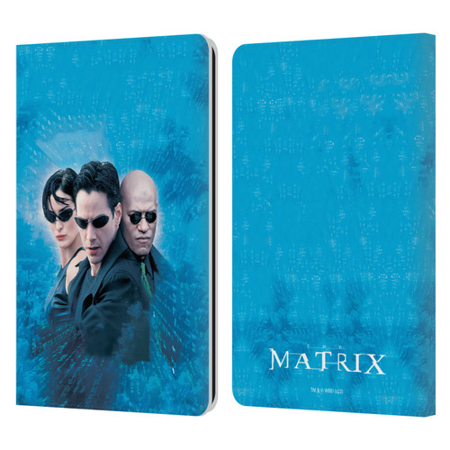 The Matrix Key Art Group 3 Leather Book Wallet Case Cover For Amazon Kindle Paperwhite 1 / 2 / 3