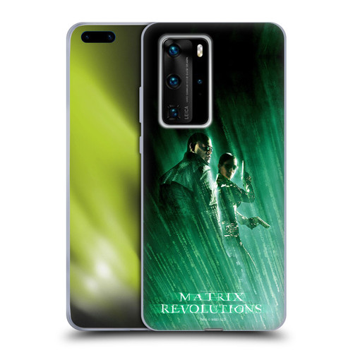 The Matrix Revolutions Key Art Morpheus Trinity Soft Gel Case for Huawei P40 Pro / P40 Pro Plus 5G