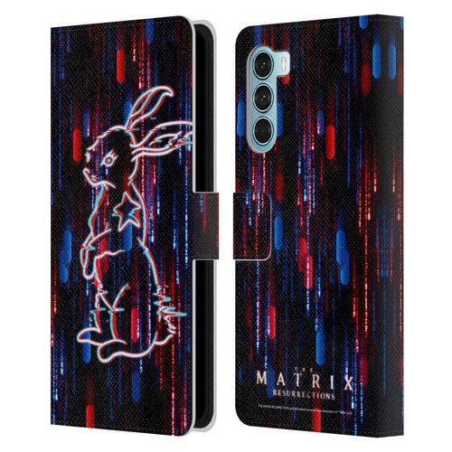 The Matrix Resurrections Key Art Choice Is An Illusion Leather Book Wallet Case Cover For Motorola Edge S30 / Moto G200 5G