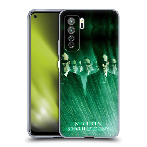 The Matrix Revolutions Key Art Smiths Soft Gel Case for Huawei Nova 7 SE/P40 Lite 5G