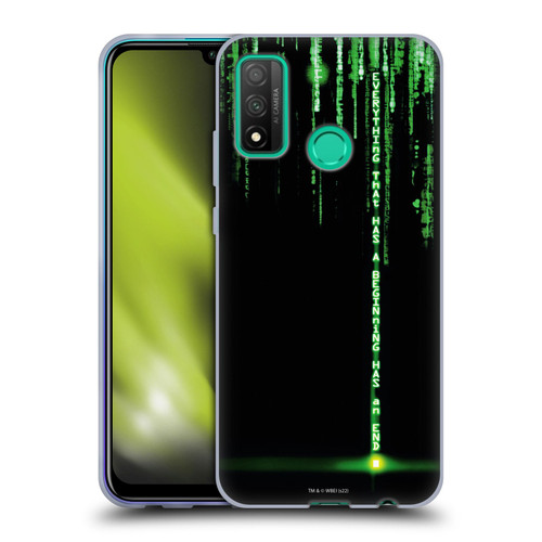 The Matrix Revolutions Key Art Everything That Has Beginning Soft Gel Case for Huawei P Smart (2020)