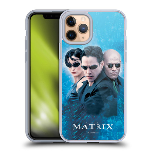 The Matrix Key Art Group 3 Soft Gel Case for Apple iPhone 11 Pro