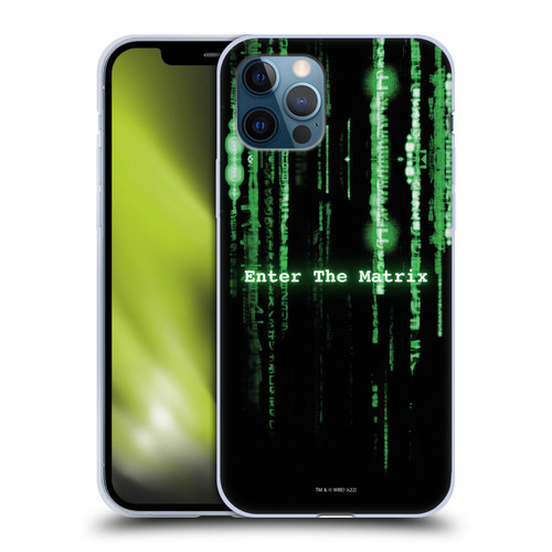 The Matrix Key Art Enter The Matrix Soft Gel Case for Apple iPhone 12 / iPhone 12 Pro