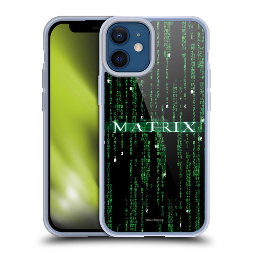 The Matrix Key Art Codes Soft Gel Case for Apple iPhone 12 Mini