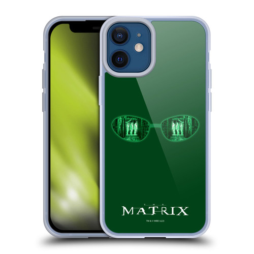 The Matrix Key Art Glass Soft Gel Case for Apple iPhone 12 Mini