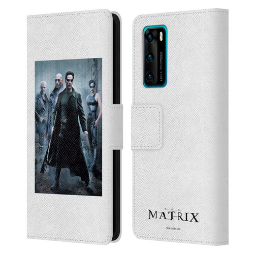 The Matrix Key Art Group 1 Leather Book Wallet Case Cover For Huawei P40 5G